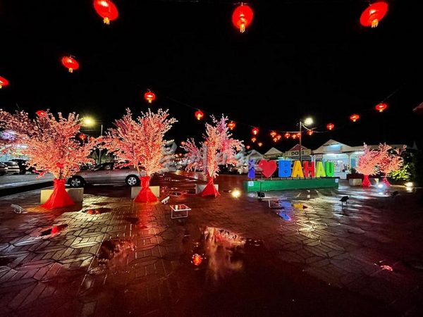 供FB/马口新春布置年味浓,来 拍照打卡