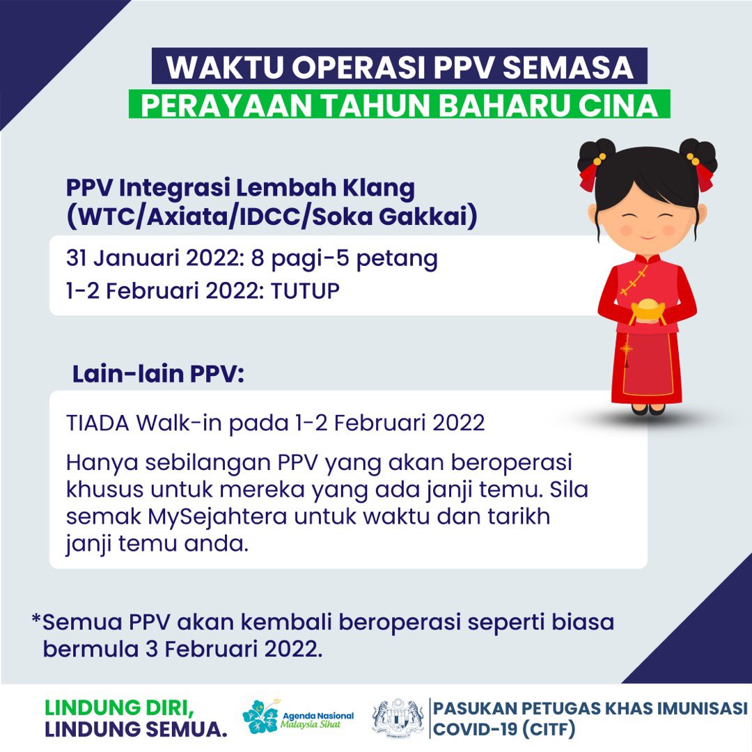 全国部份PPV限制运作 雪隆4间初一初二暂闭