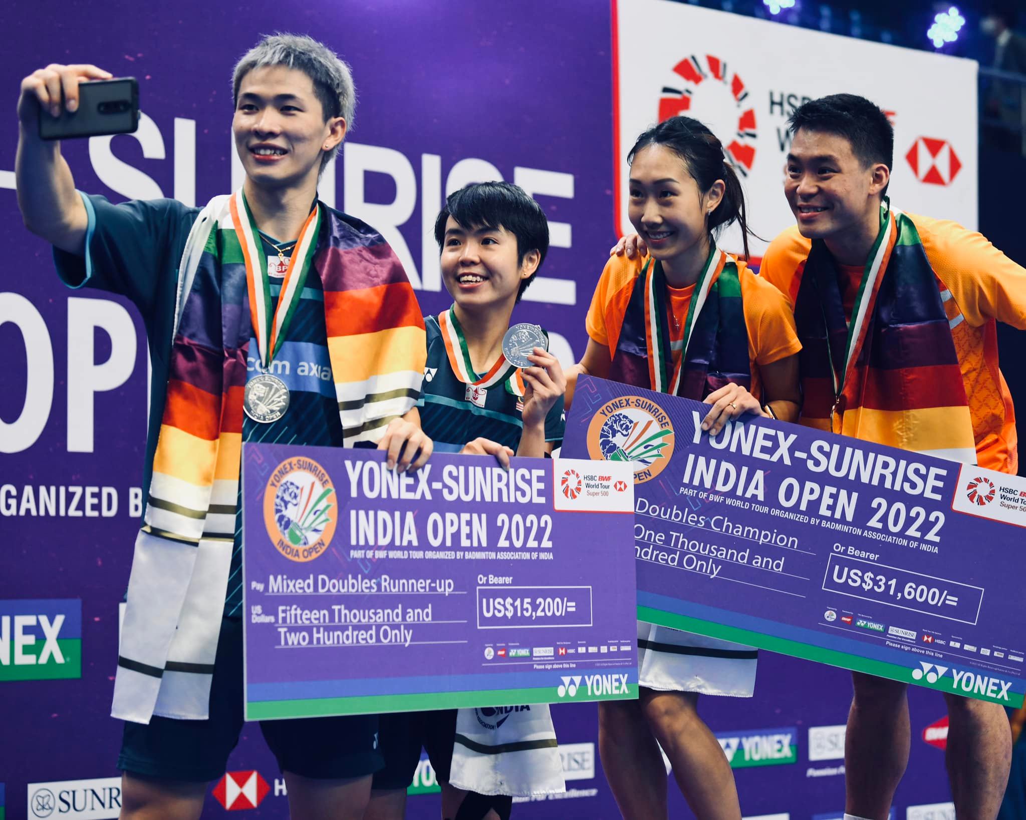 印度羽球超级500赛|拉沙森挫骆建佑封王 堂燕混双屈居亚军