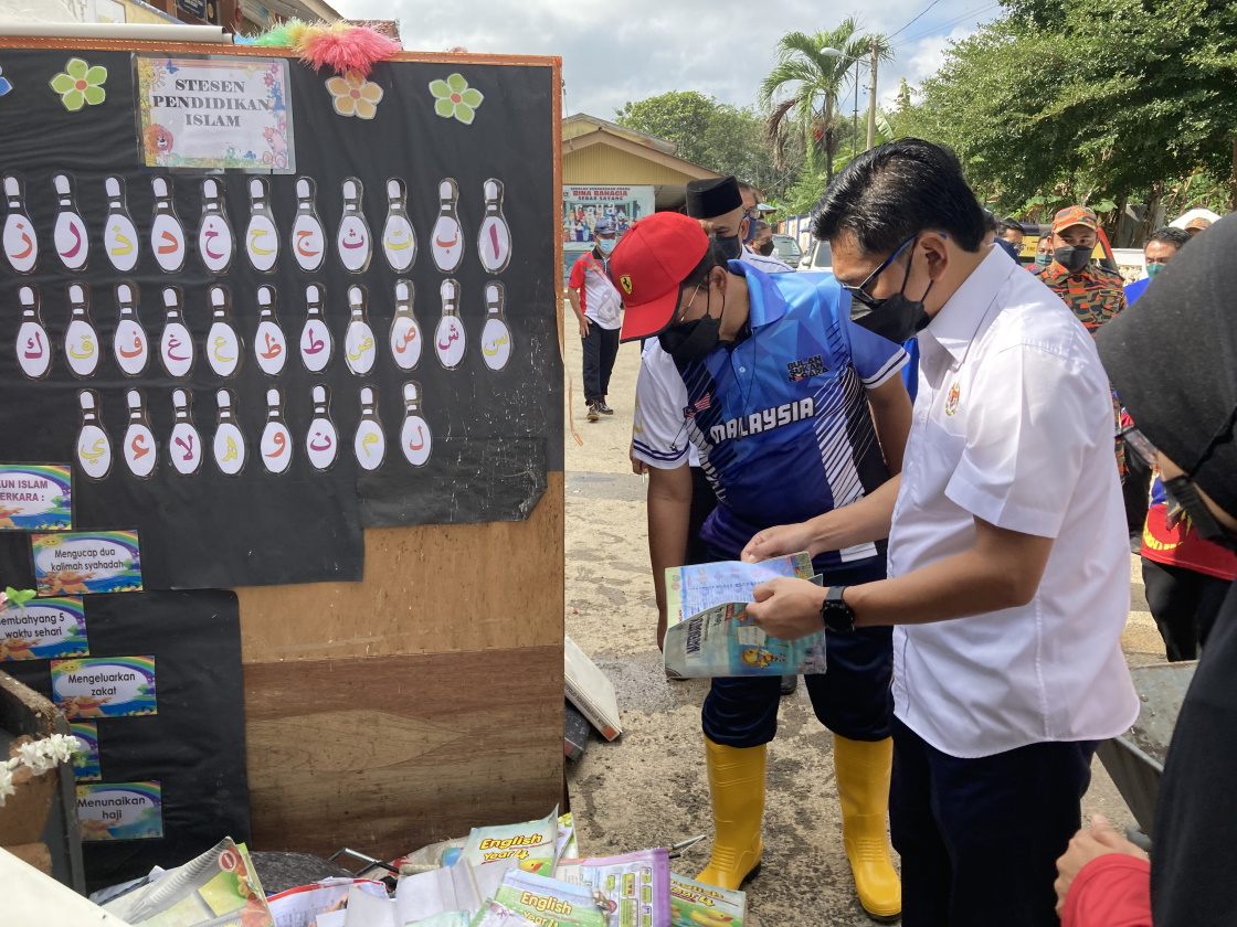 国:副教长:全国超过300所受水灾影响的学校料下周全部开课