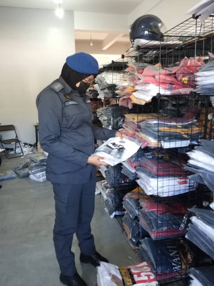 大霹雳时事焦点/霹贸消局展开雷厉行动 起逾6万令吉仿冒国际品牌运动衣