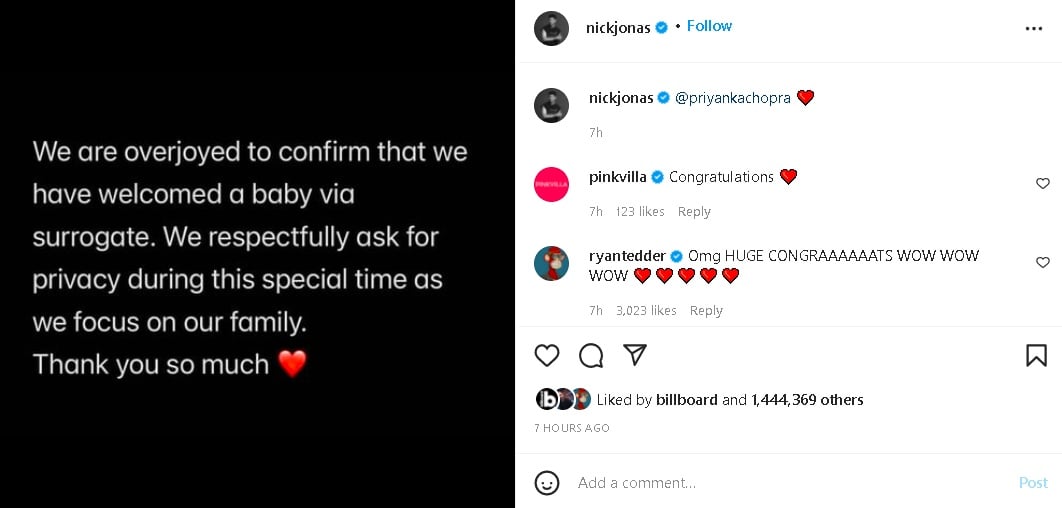 尼克强纳斯当爸 透过代理孕母添女