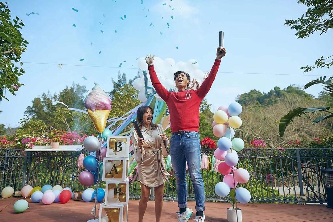 晒与郑俊弘亲吻照宣布有喜　何雁诗怀男娃预产期6月