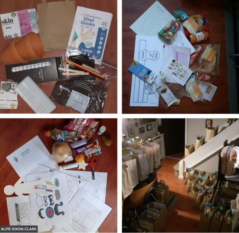 暖势力 英国少年在封锁期间献良策 派发上万个自制活动包获嘉奖