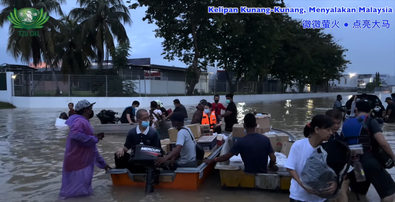 暖势力/慈济志工赈灾