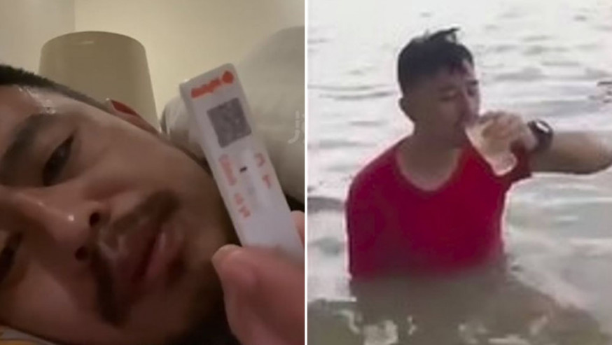 曾挑战饮恒河水 中国居印度网红确诊大呻：腰像断了