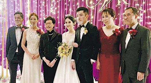 林郑赴“选民”婚宴 照片曝光