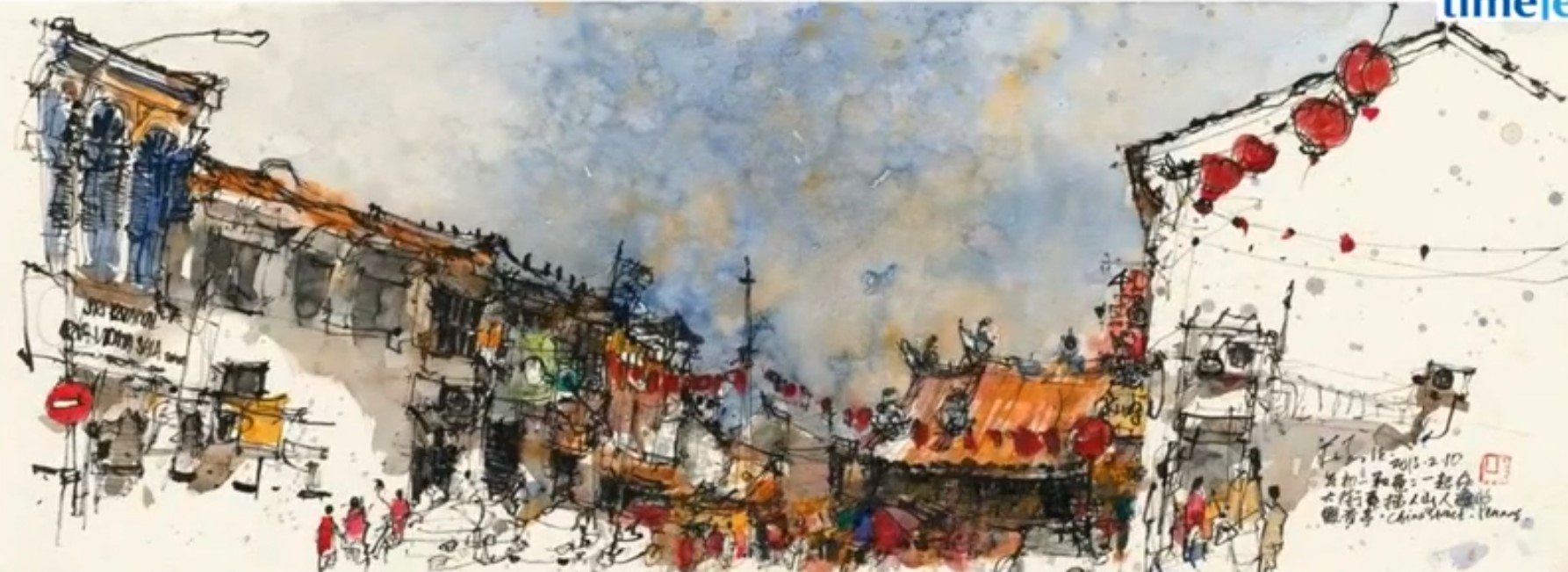 柔:可在封底补文:素描画家庄嘉强:拍照很快会忘记,素描却可以留下深刻记忆