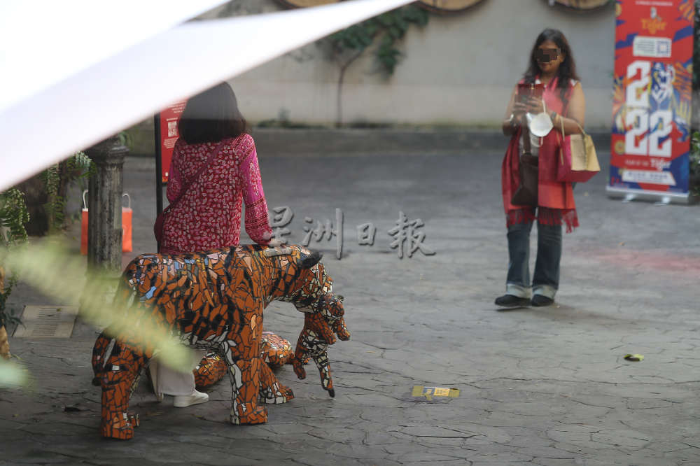 独家|虎雕塑展出4天遭破坏 鬼仔巷:“请尊重艺术,眼看手不动”