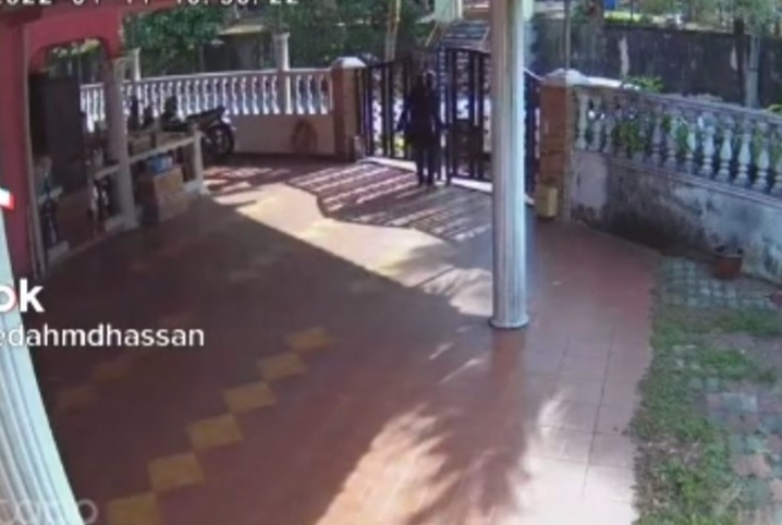 遗失遥控器 孕妇二度冒险冲出自动门