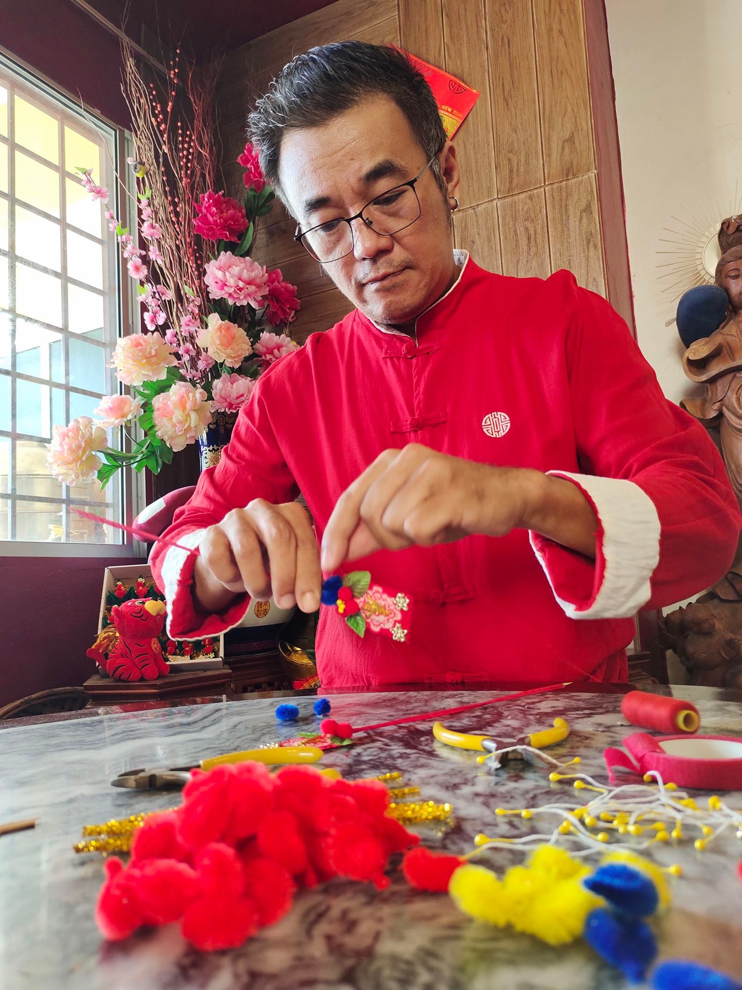 （大北马）农历新年特稿/王舜维制作春仔花、春饭花、炉边花