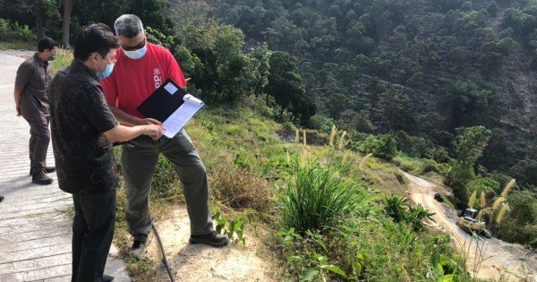 (大北马)浮罗峇都依淡非法开发土地,槟岛市议员:地段有土崩痕迹