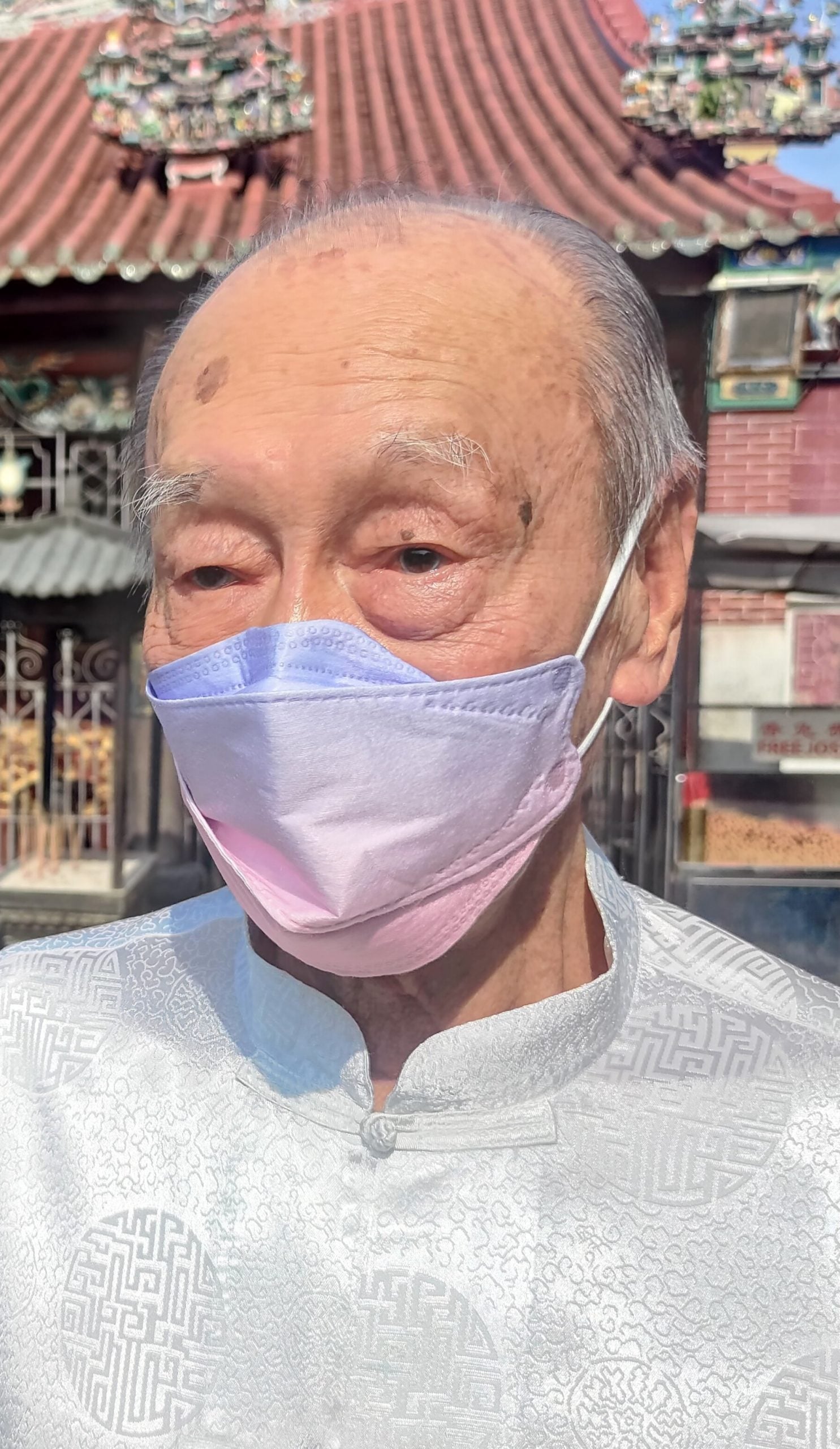 (大北马)观音亭石狮子遭人蓄意破坏,广福宫入图欲建围篱无下文