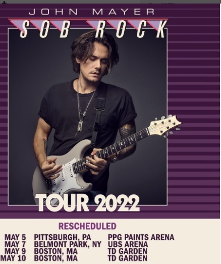 2个月内再确诊 约翰梅尔押后巡唱