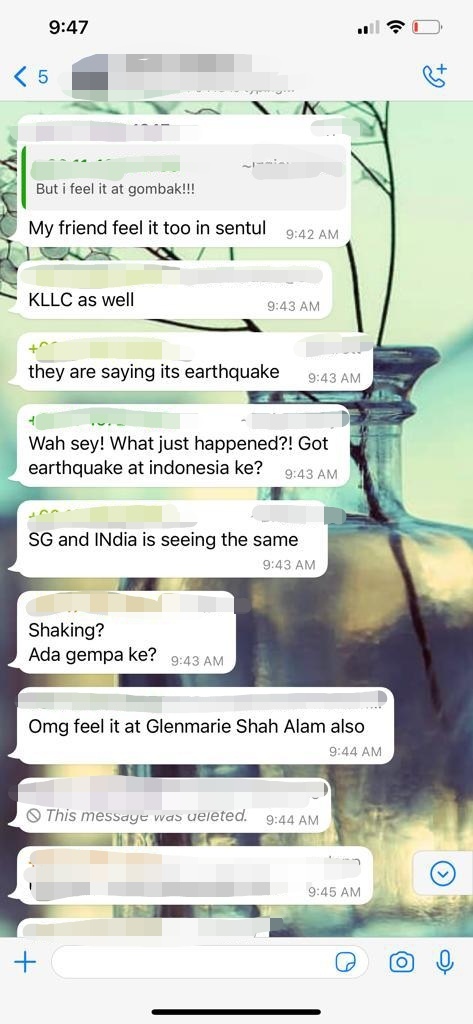 “我第一次感受震动…不敢相信” 雪沙亚南居民感受