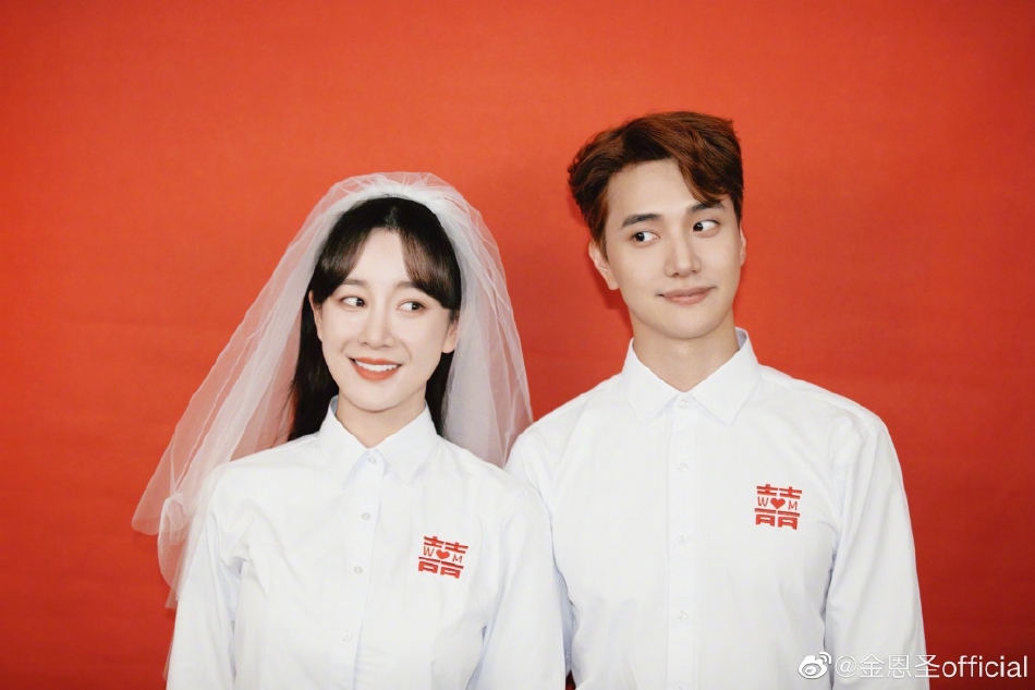 中韩夫妻再添一对 金恩圣张檬官宣结婚