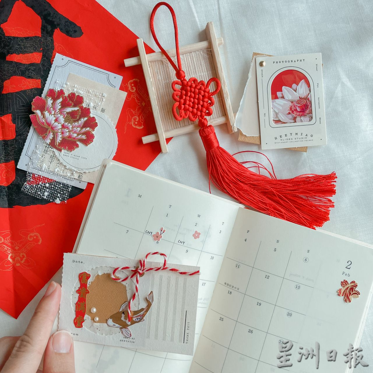 供fb：不失创意且满满诚意，新春手帐等手作兴起