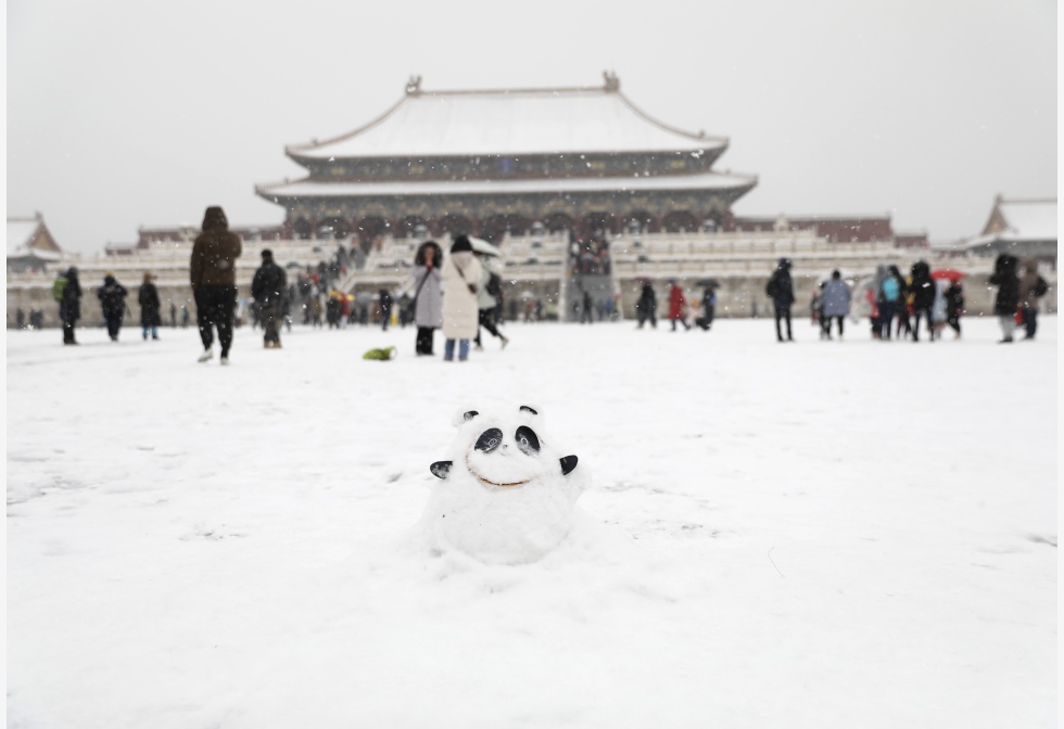冬奥迎虎年首场雪  北京发「暴雪蓝色预警」