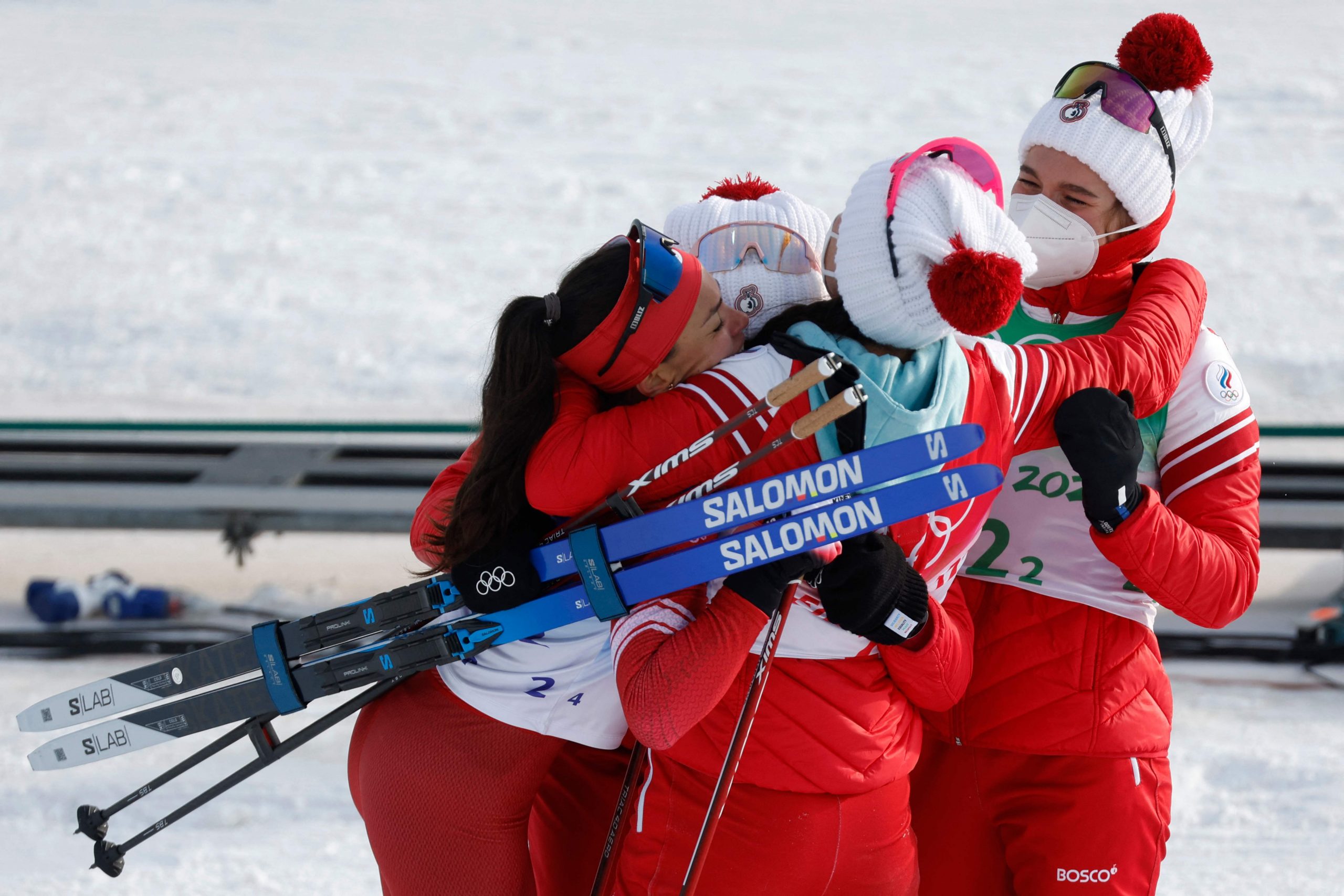 单板滑雪障碍追逐混合团体赛 美国称霸冬奥新赛项