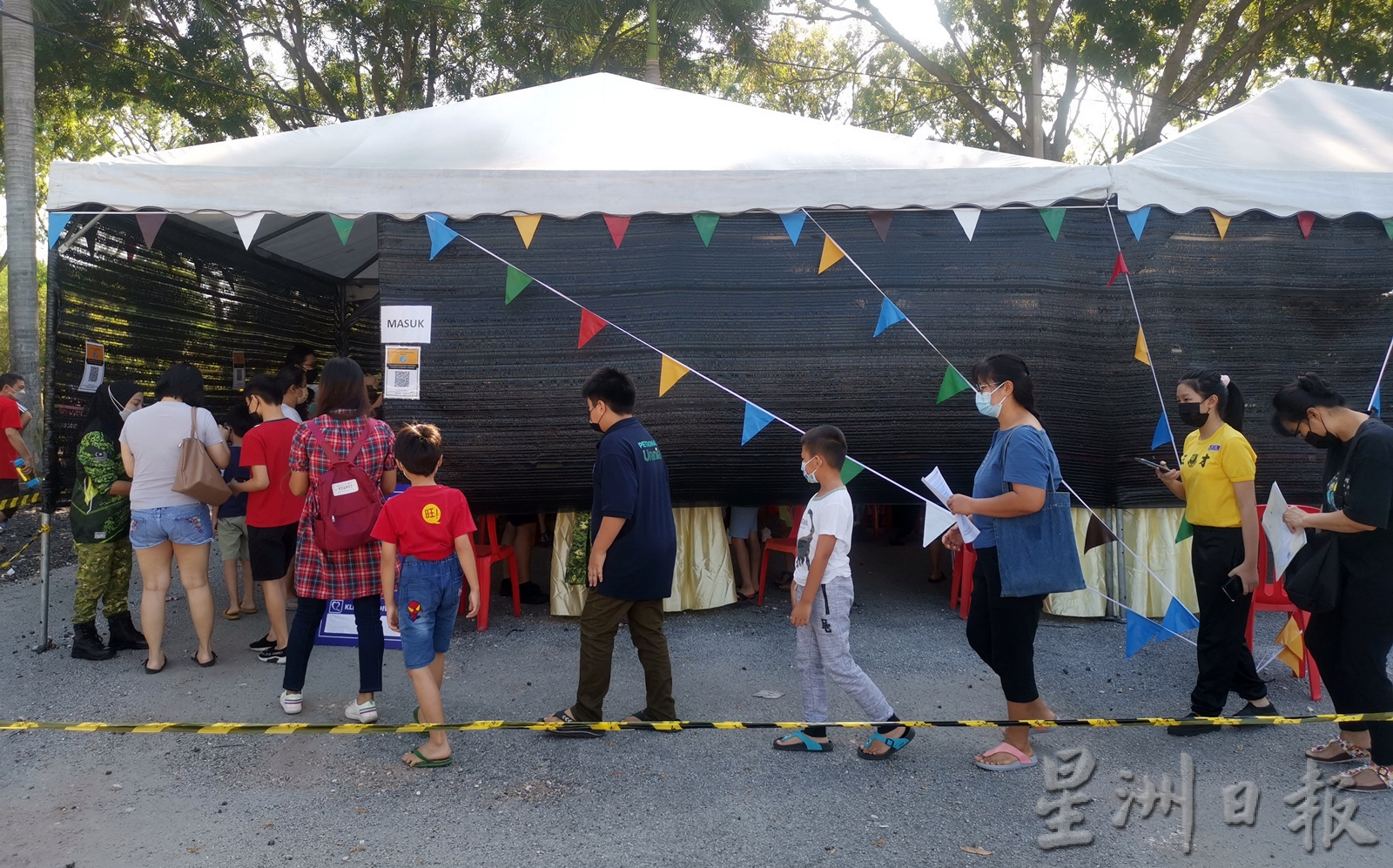 大霹雳时事焦点／怡最大型儿童接种中心 运作顺畅不再混乱