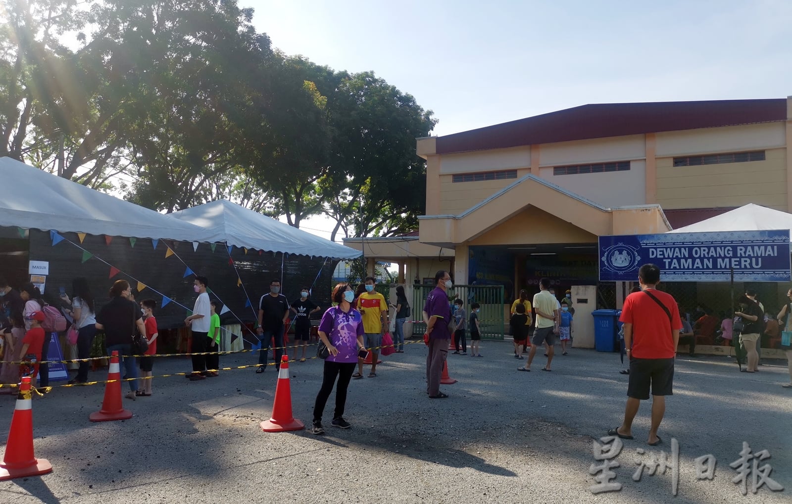 大霹雳时事焦点／怡最大型儿童接种中心 运作顺畅不再混乱