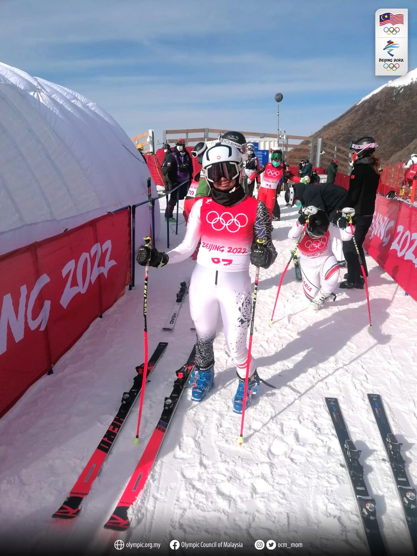 女子大回转第38名完赛  （阿如温）顺利完成冬奥首秀