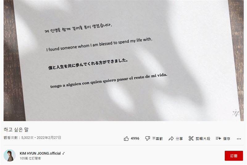 挺过家暴孩子的妈丑闻 金贤重闪电宣布结婚