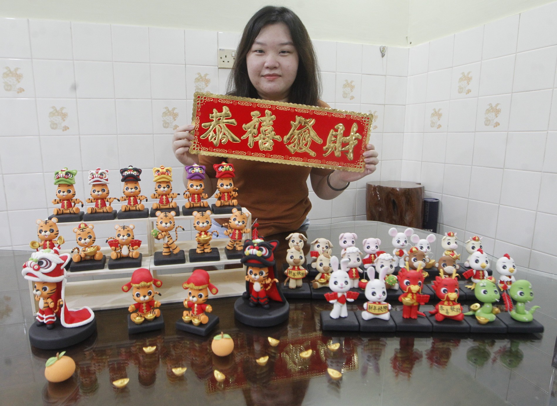 新年特稿/大都会:老虎黏土模型 16图