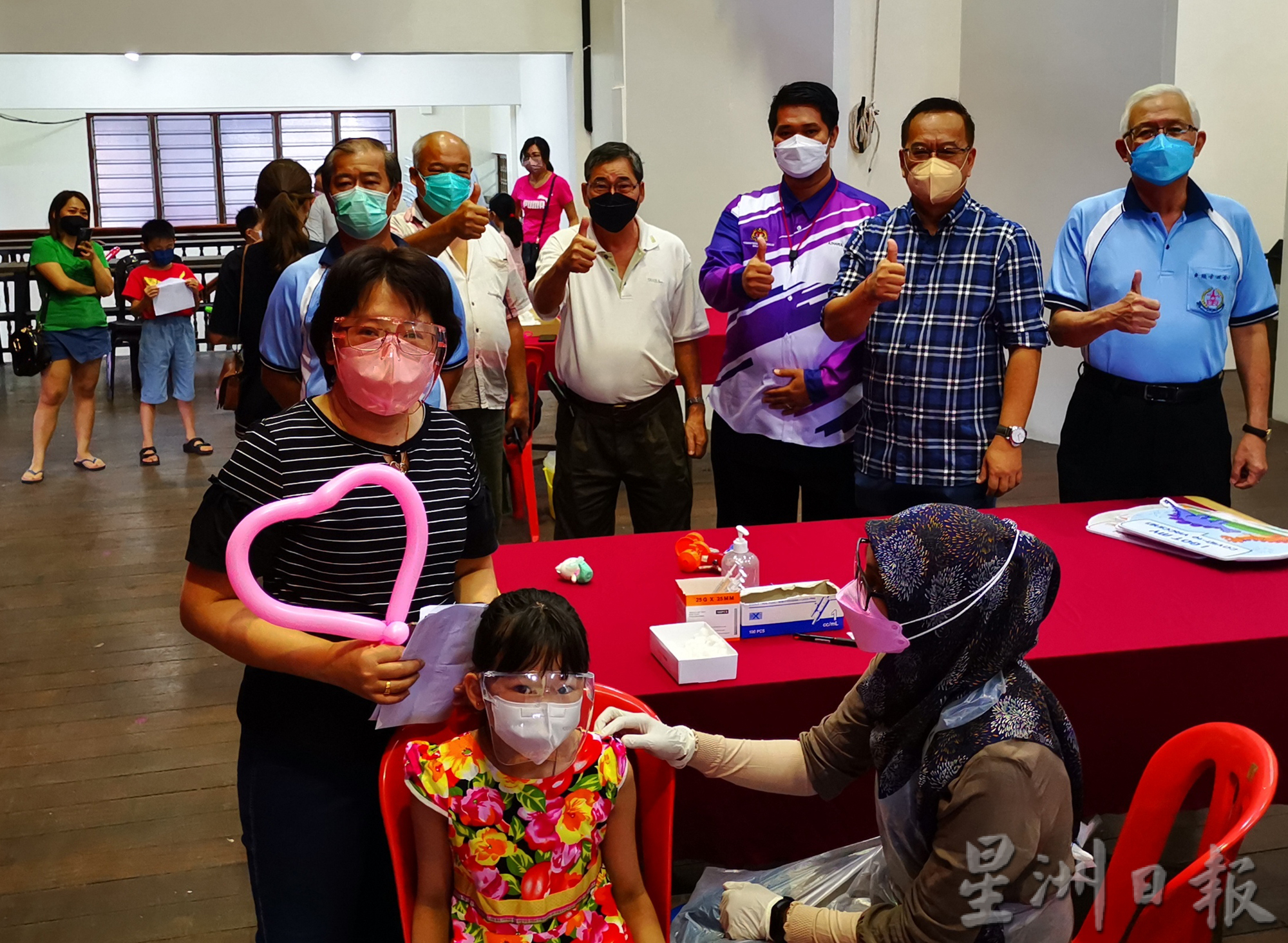 社区动态/古田会馆接种中心 允孩童登门接种