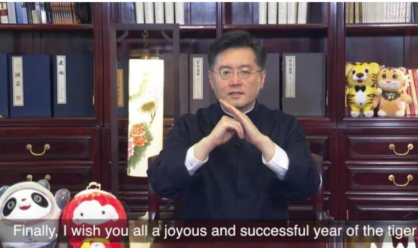 秦刚：中方虎年努力推动中美关系健康稳定发展