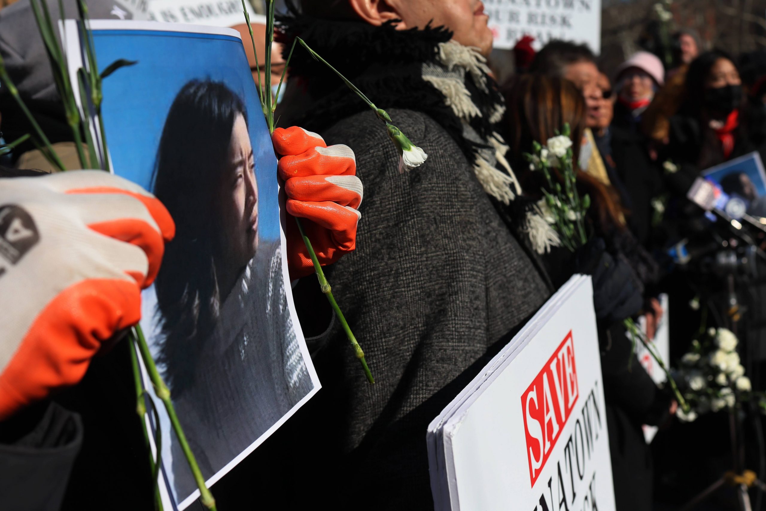 美国/纽约韩裔女被杀 触发反仇恨亚裔示威