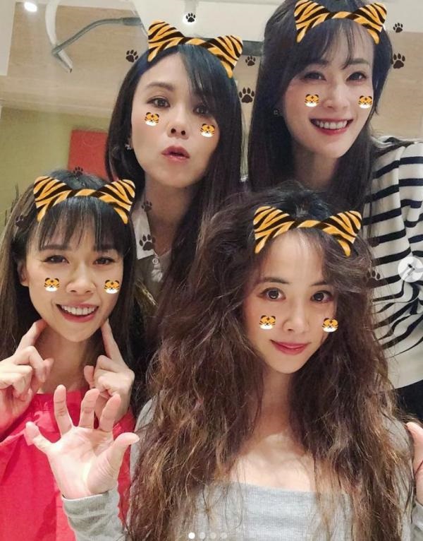 蔡依林过年晒美照 与蔡健雅化身“老虎”卖萌