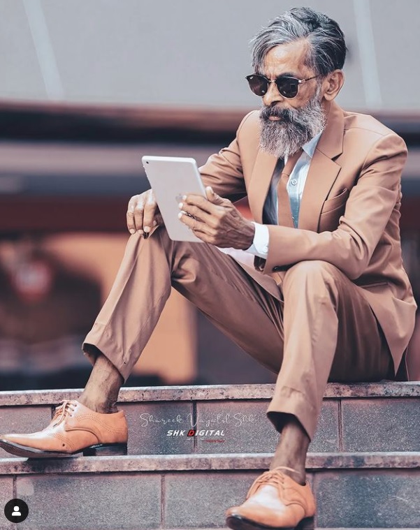 视频|街边菜蓝阿伯变型男 一夜爆红