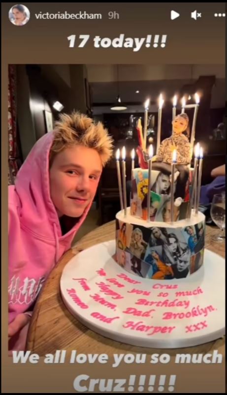 贝克汉姆17岁儿出道了! 头发染粉红露6块肌攻乐坛