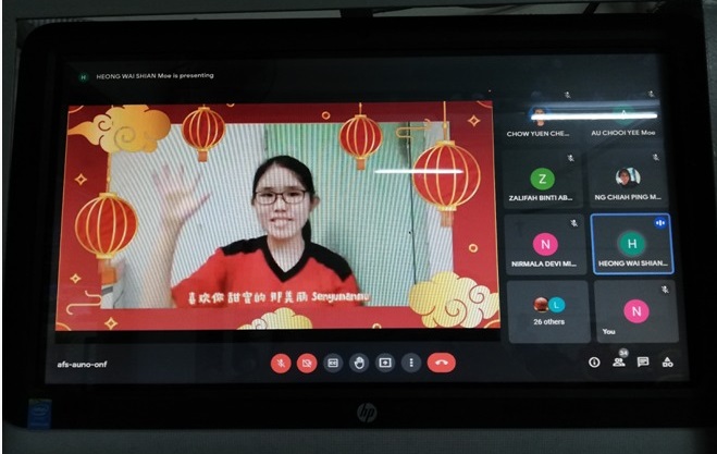 霹/学子版头/疫情无阻圣母华中庆新春