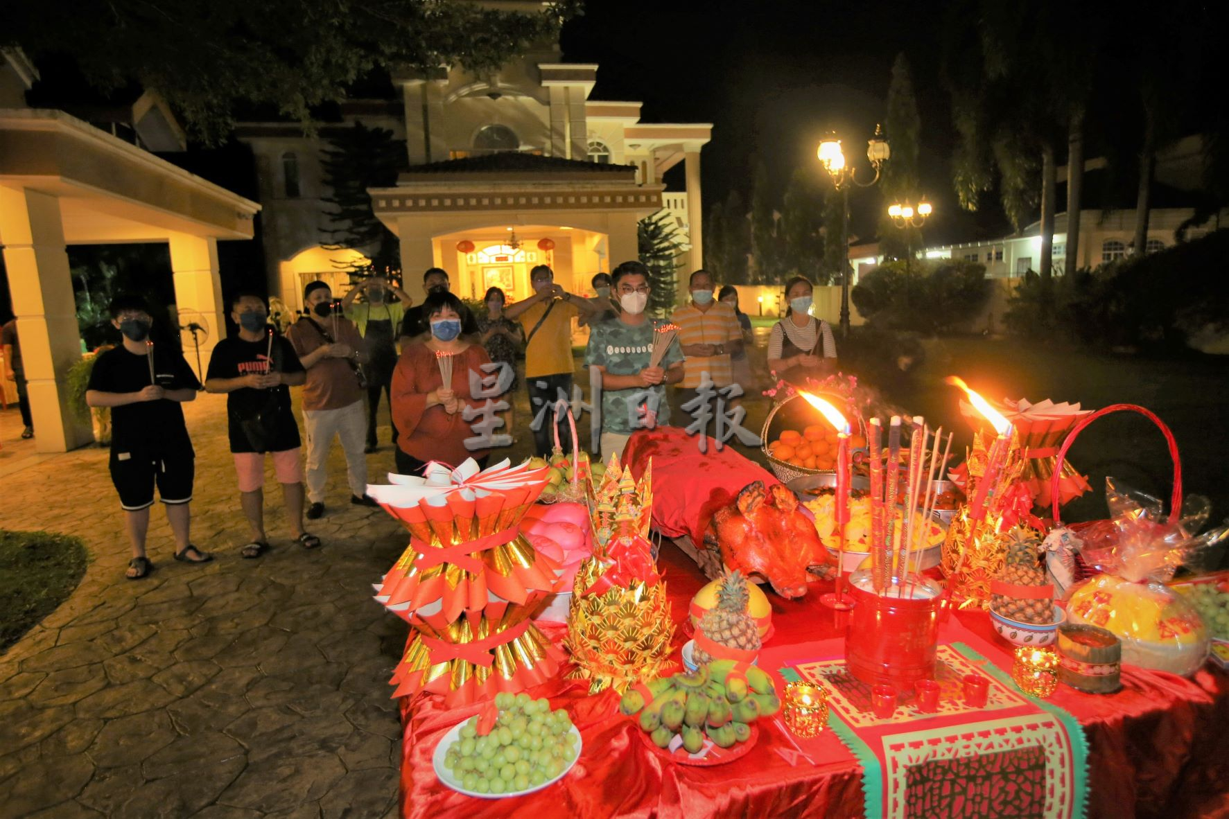 霹/第六版头/年初九拜天公SOP放宽 祈愿疫情消退