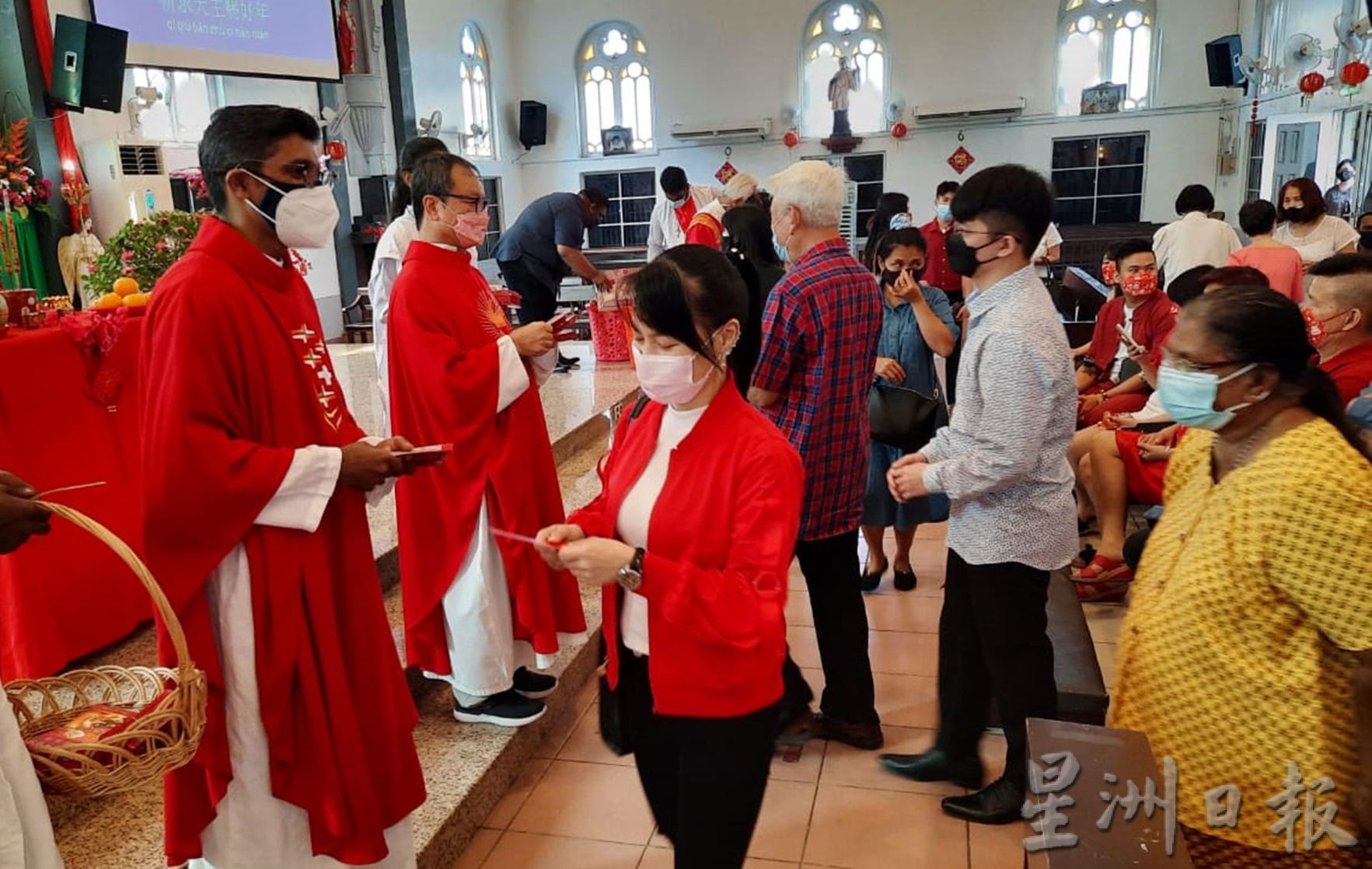 霹：太平天主教堂新常态下庆祝春节