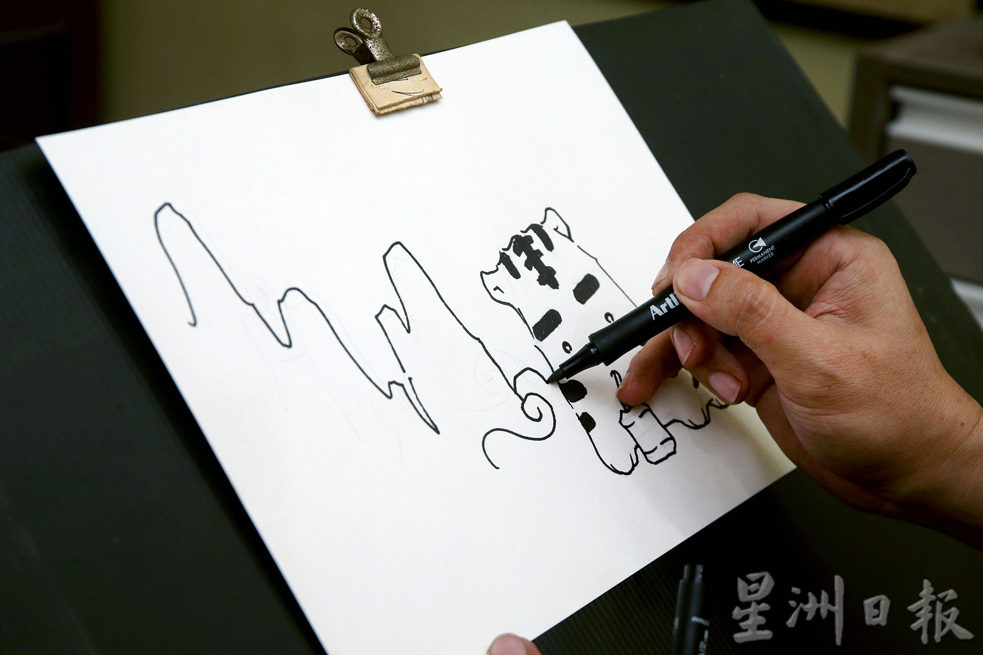 霹:新年备稿/虎年画虎