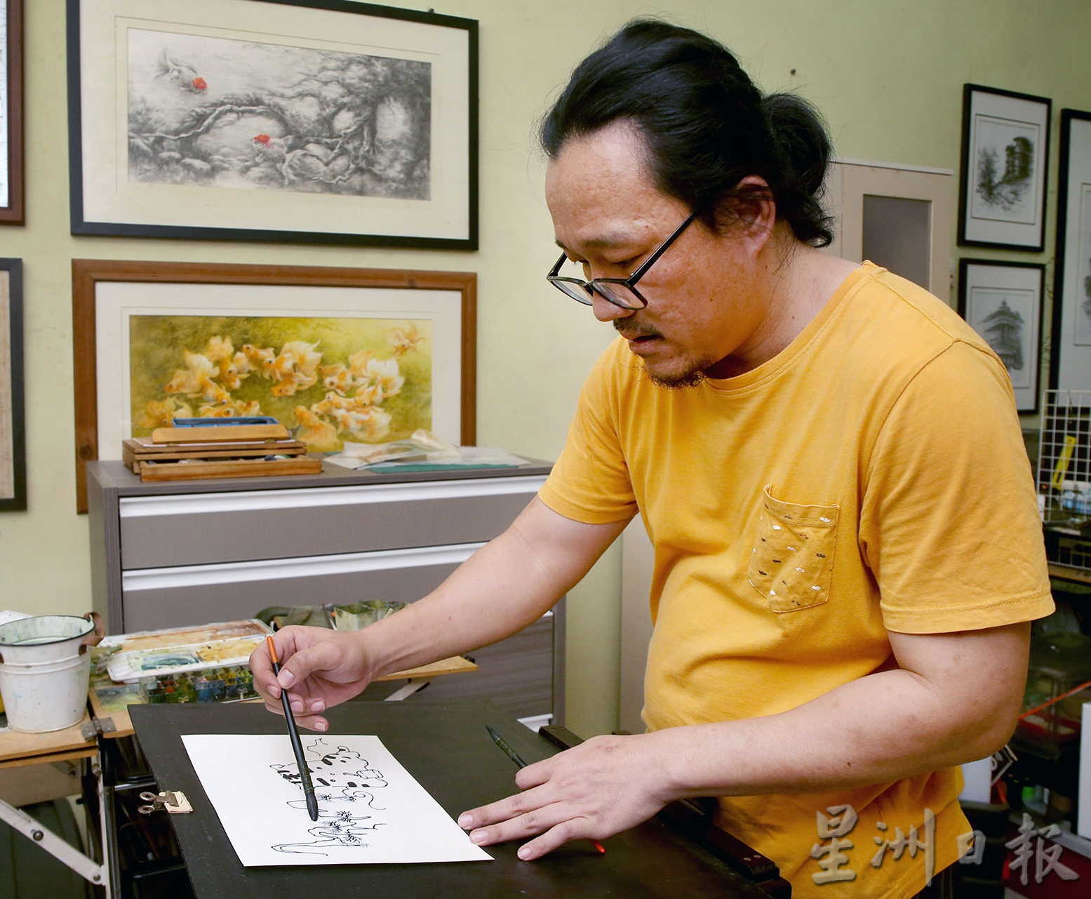 霹:新年备稿/虎年画虎