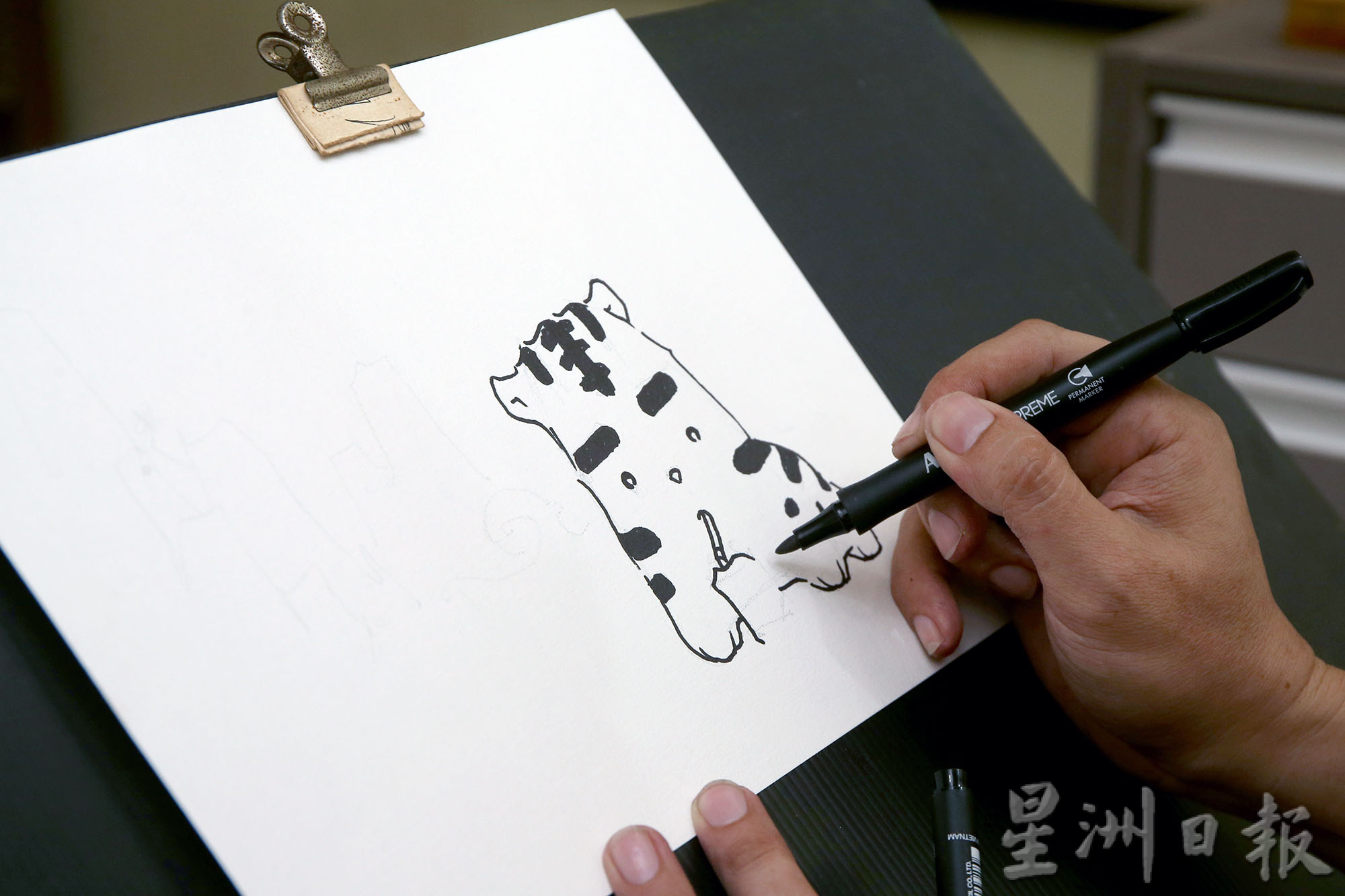 霹:新年备稿/虎年画虎