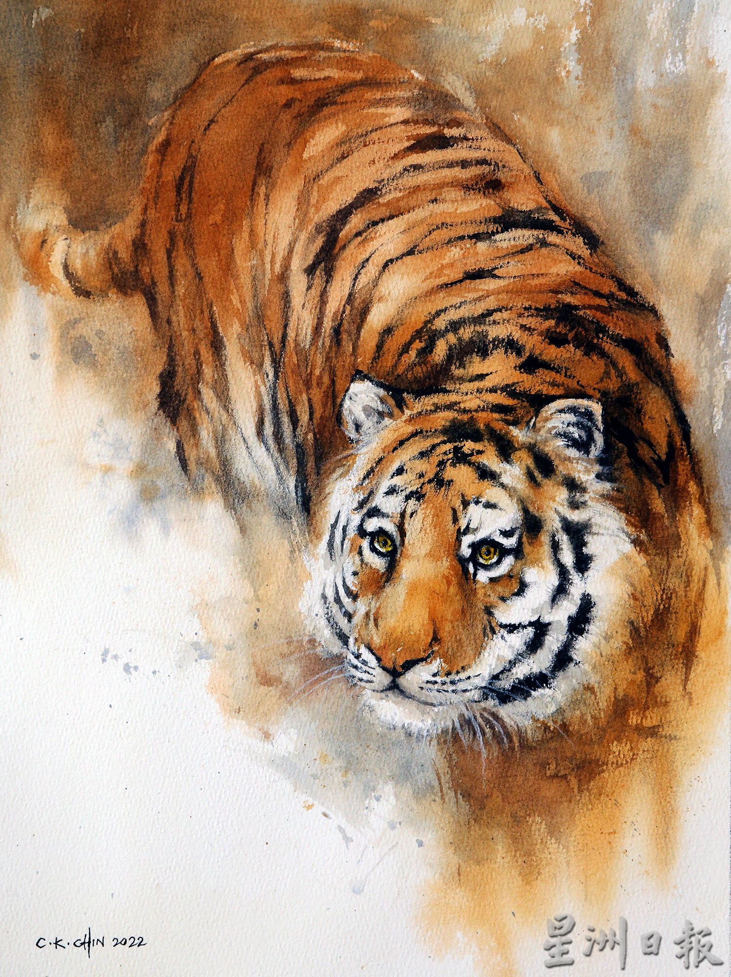 霹:新年备稿/虎年画虎