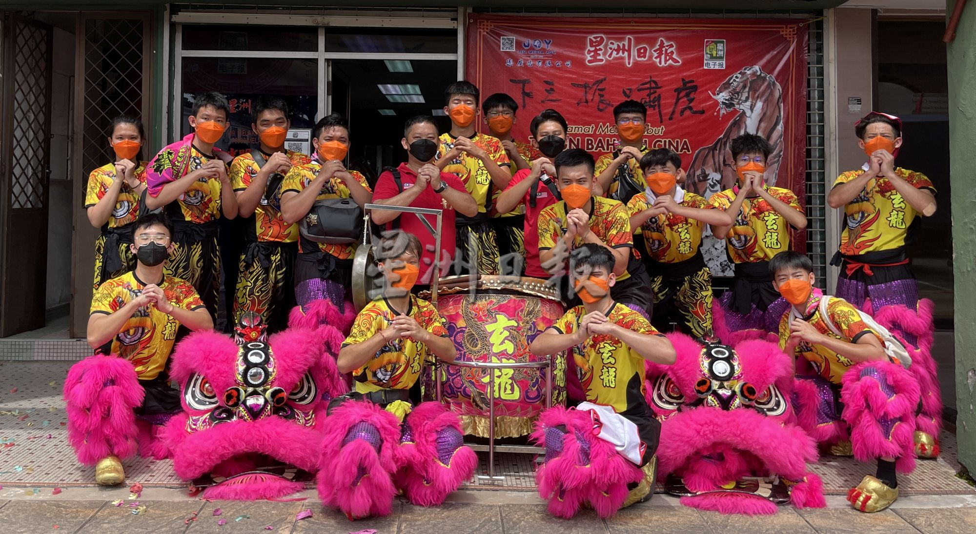 (古城第三版主文)醒狮团提倡友爱健康,杜绝不良风气