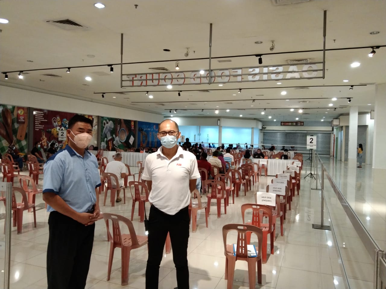 （已签发）柔：***版头之一***銮霸市设疫苗接种中心，每日1100剂疫苗供接种