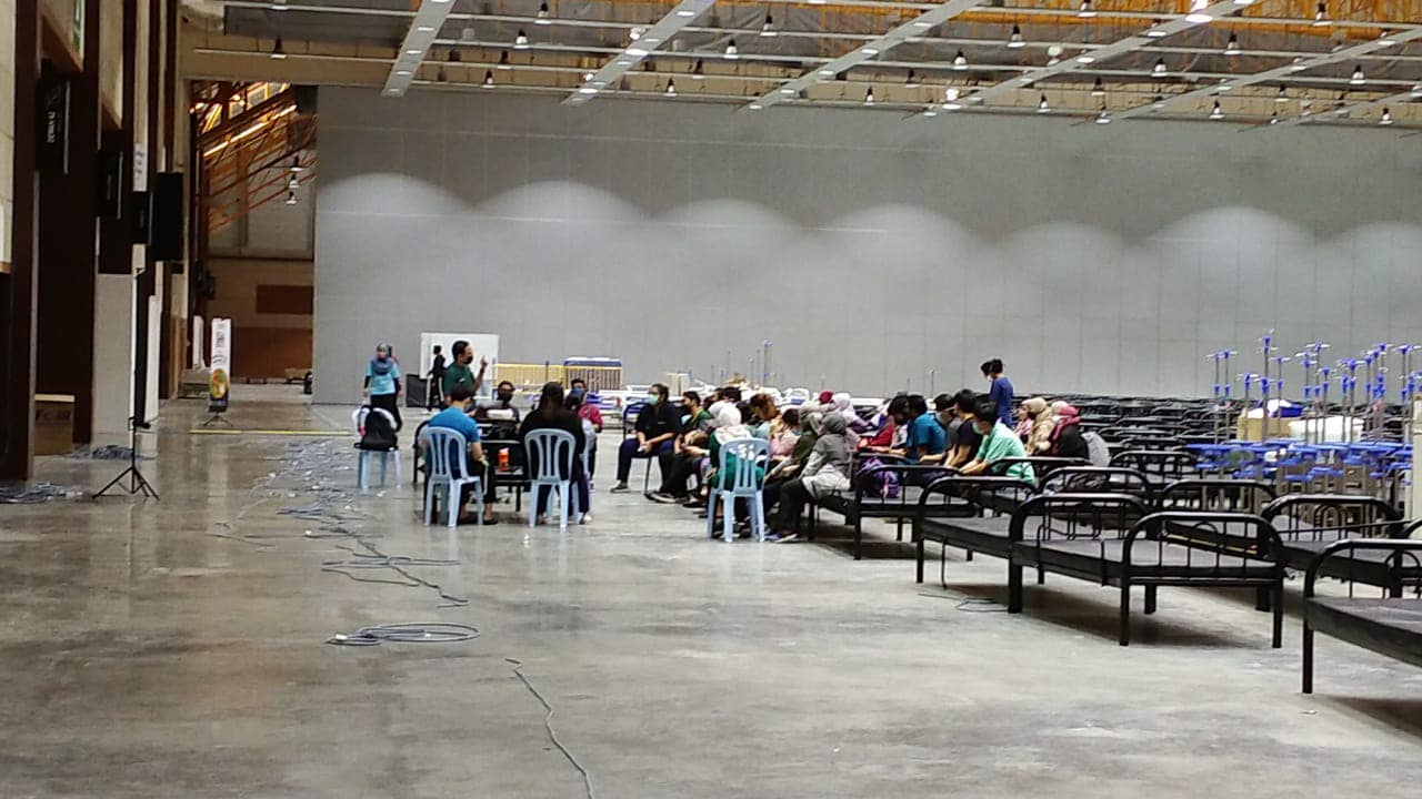 MAEPS重新放置床位 网忧疫情进一步恶化