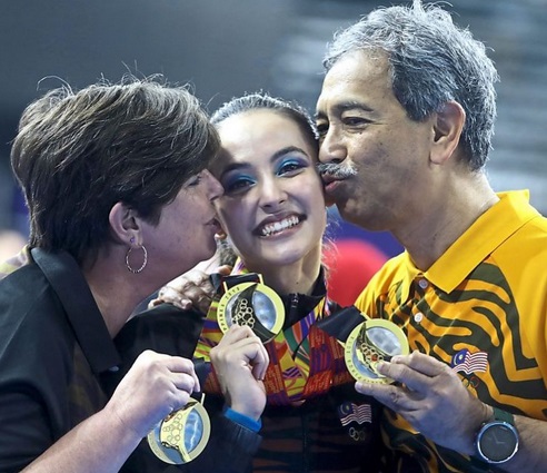 25年体操生涯献大马 妮柯尔 梓嘉祝福法拉安