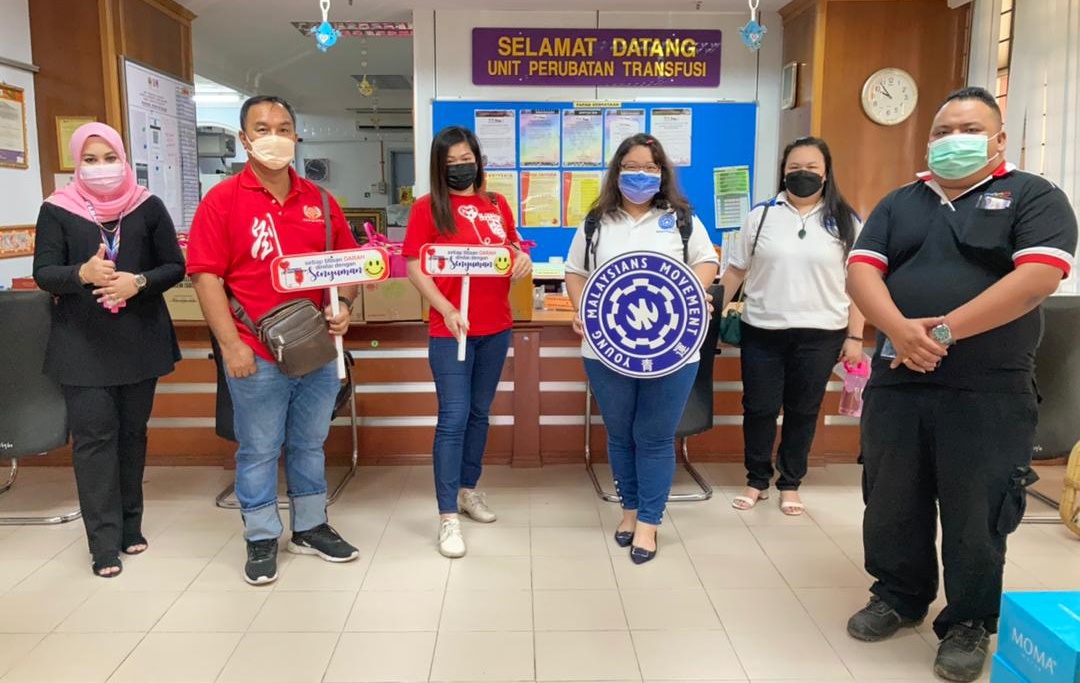 丹血库中心库存偏低 数华团发起捐血运动