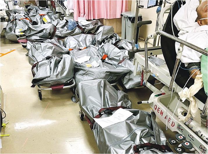 人尸迫爆急症 称双位数遗体滞留 伊院医护：尸横遍野