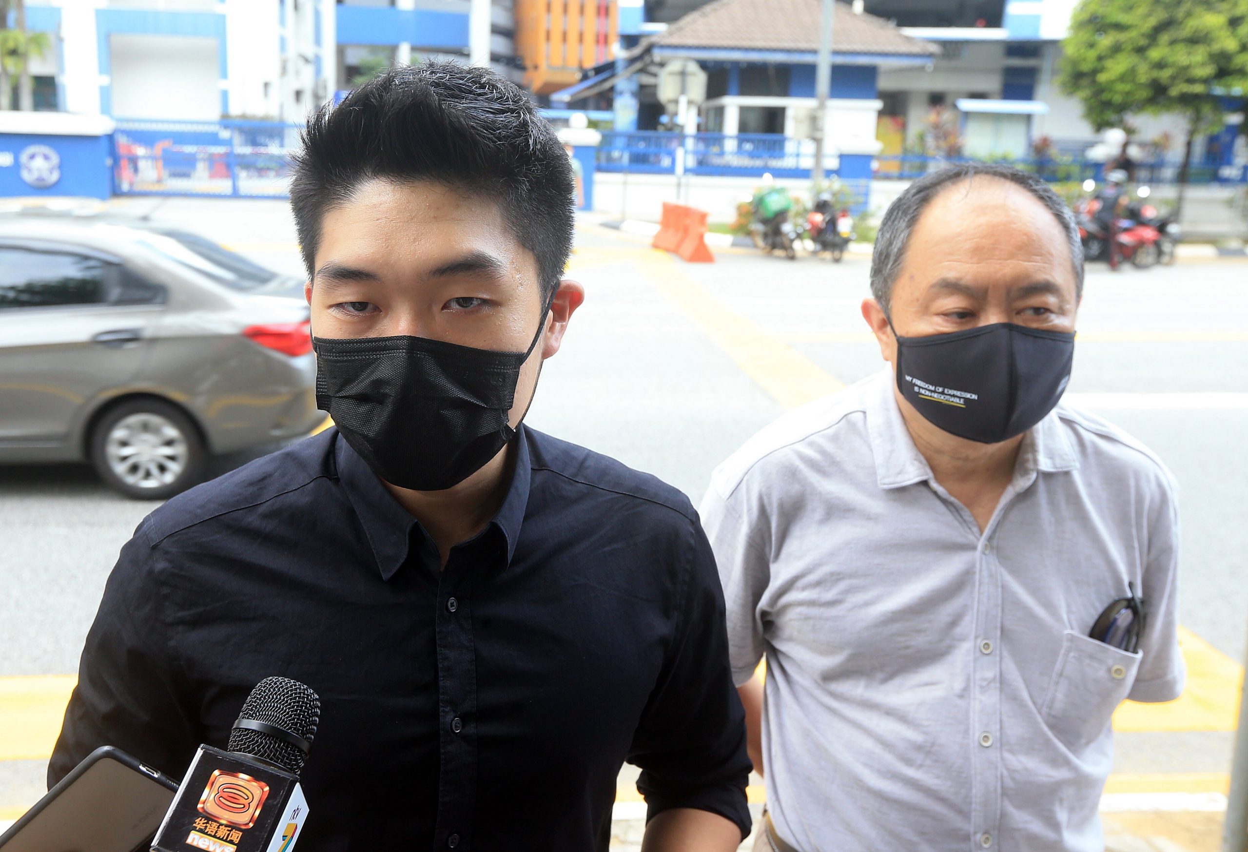 净选盟主席范平东以及大马人民之声社运分子黄彦铬录供