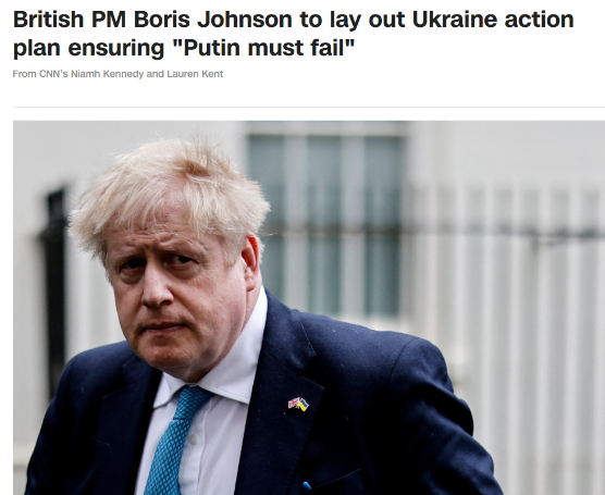 唐宁街：约翰逊将提“六点行动计划”，针对普汀