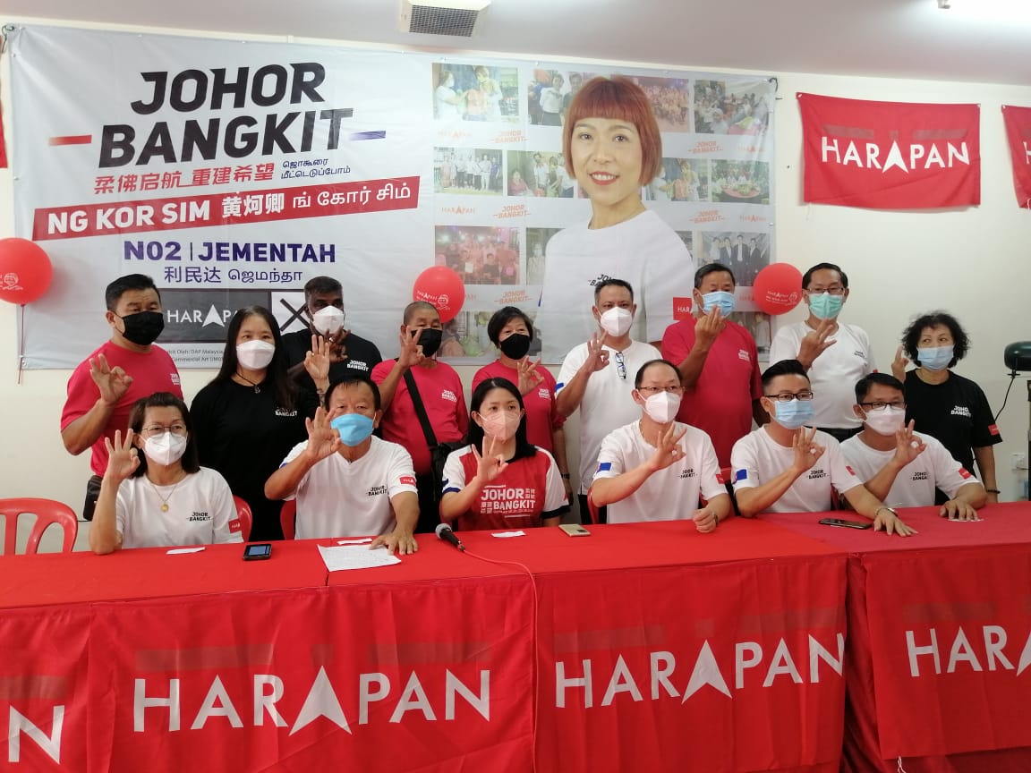 国︰杨美盈︰投国阵等于支持纳吉,吁他再努力巡州拉票